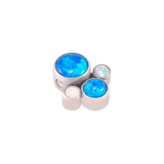 Tilum Bubble Cluster Captive Bead - Choose 4mm Opal - Price Per 1