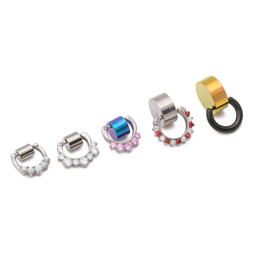 Tilum Titanium Septum Clicker Adapter - 4g to 5/8"