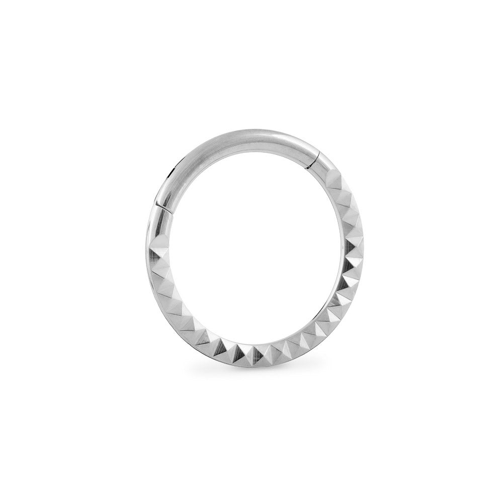 Tilum 16g Studded Titanium Clicker — Pick Diameter — Price Per 1