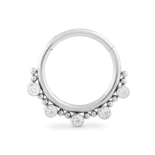 Tilum 16g Crystal Jewel Bubble Titanium Clicker — Price Per 1