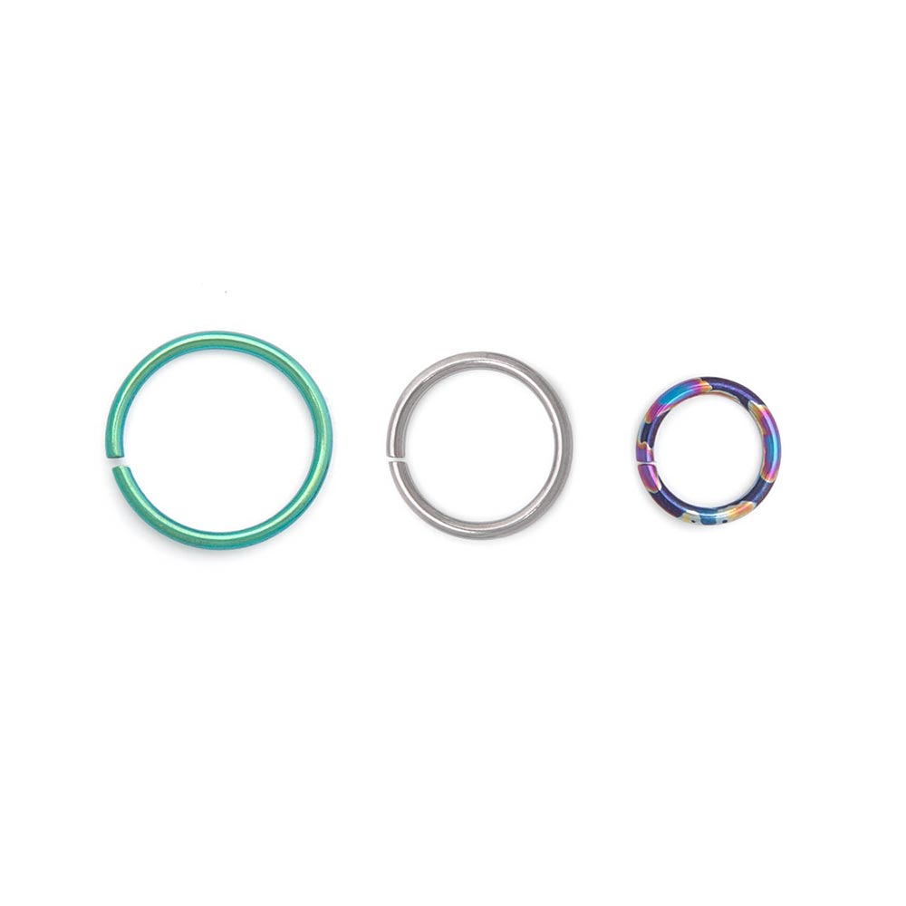 18g Seamless Niobium Ring — Price Per 1