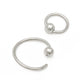 Tilum 18g Annealed Titanium Fixed Bead Ring - Price Per 1