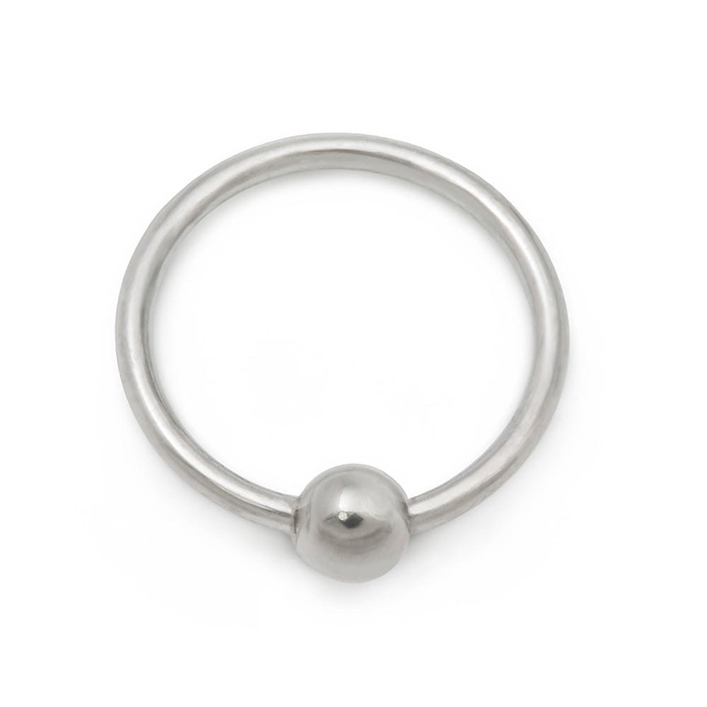 Tilum 20g Annealed Titanium Fixed Bead Ring - Price Per 1