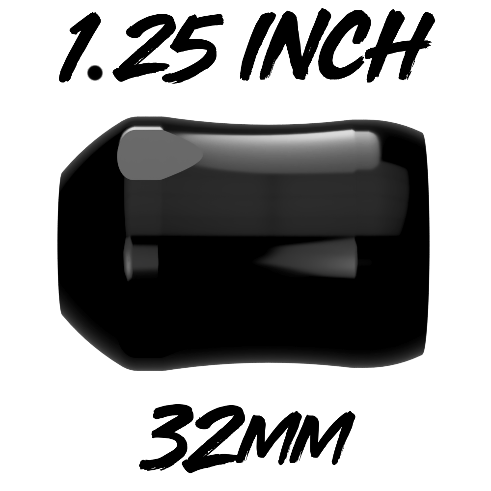 Axys Valhalla Black Tattoo Grip — Price Per 1 — 1" ~ 25mm