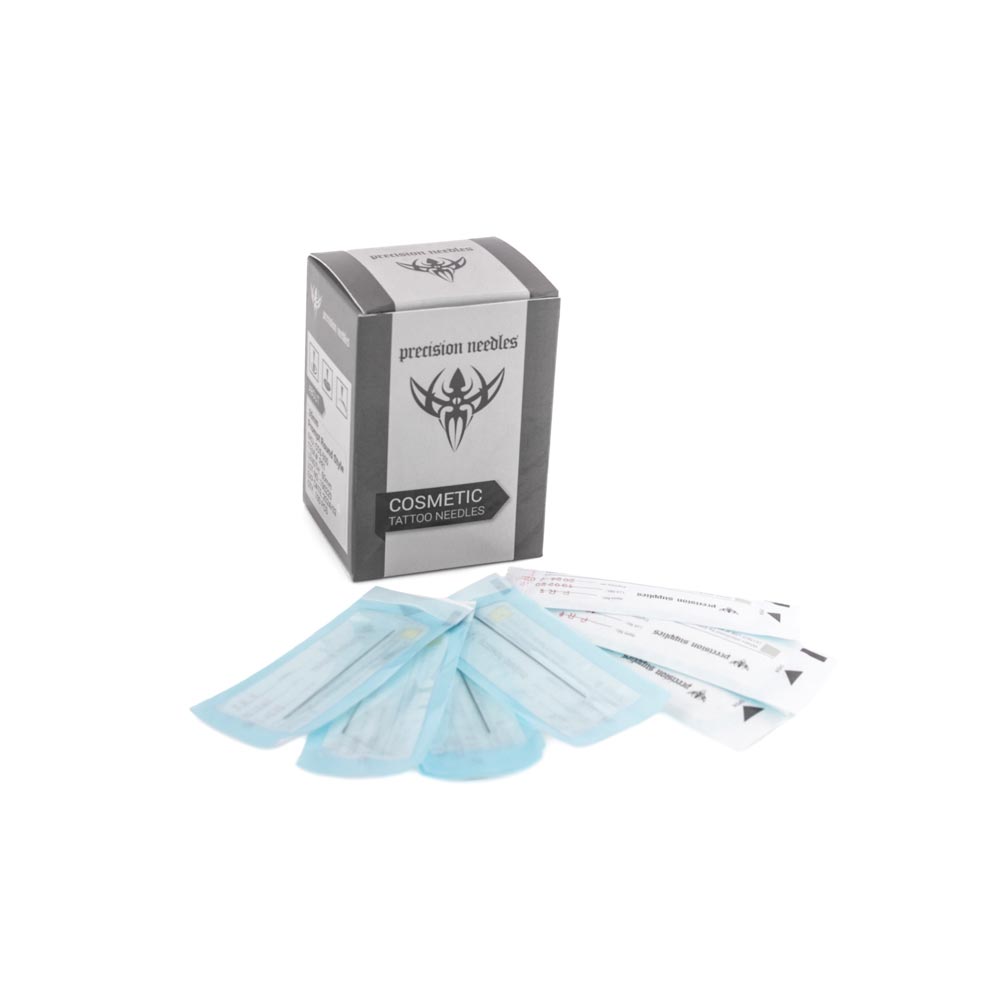 Cosmetic Tattoo Needles — Prompt Round Style 1 — Box of 100