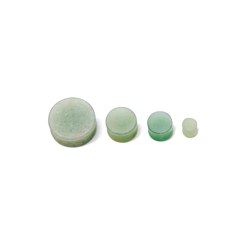 Green Aventurine Stone Plug — Price Per 1