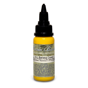Banana Cream Mario Barth Gold Label — Intenze Tattoo Ink — 1oz Bottle - Painful Pleasures