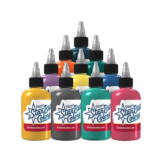 StarBrite Sterilized Tattoo Ink | George Galindo Series | 1 oz 10-Bottle Set