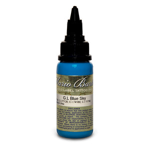 Blue Sky Mario Barth Gold Label — Intenze Tattoo Ink — 1oz Bottle - Painful Pleasures