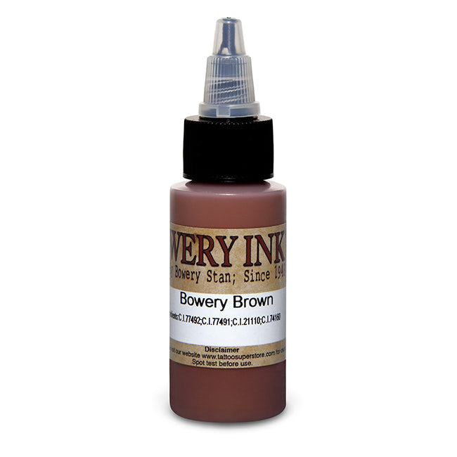 Brown — Bowery Artist Series — Intenze Tattoo Ink — 1oz Bottle