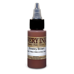 Brown — Bowery Artist Series — Intenze Tattoo Ink — 1oz Bottle - Painful Pleasures