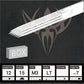 #12 Triple Stacked Magnum Premade Sterilized Tattoo Needles on Bar – Box of 50 1215M3