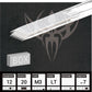 #12 Triple Stacked Magnum Premade Sterilized Tattoo Needles on Bar – Box of 50 1220M3