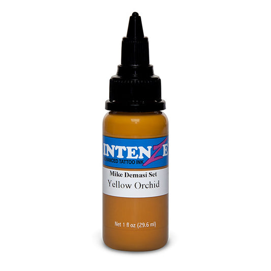 Yellow Orchid — Mike Demasi Series — Intenze Tattoo Ink — 1oz Bottle