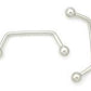 12g 80Â° Stainless Steel Surface Barbell