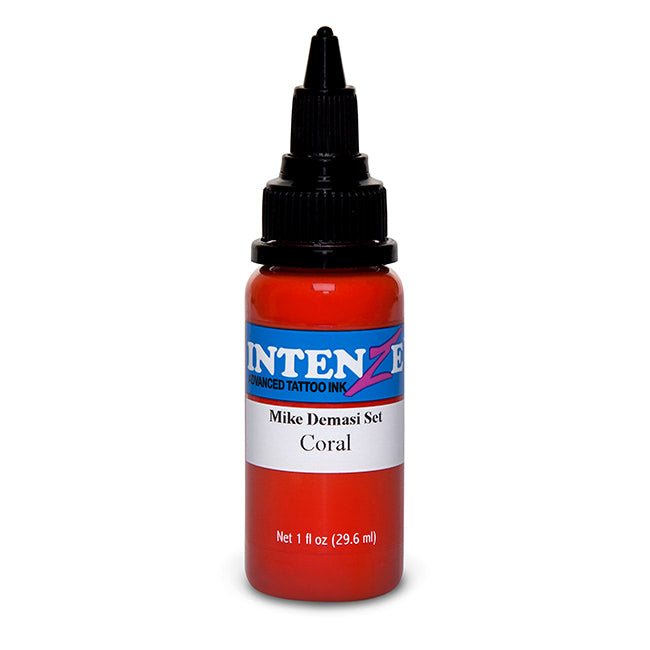 Coral — Mike Demasi Series — Intenze Tattoo Ink — 1oz Bottle