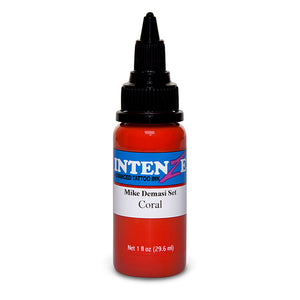 Coral — Mike Demasi Series — Intenze Tattoo Ink — 1oz Bottle - Painful Pleasures