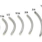 14g Externally Threaded Replacement BENT SHAFT