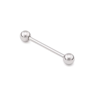 14g External Straight Steel Barbell — Price Per 1 - Painful Pleasures