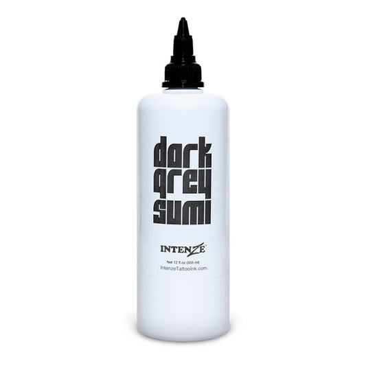 Dark Gray Sumi Wash Ink — Intenze Japanese Tattoo Ink — 12oz Bottle