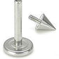 16g Internal Steel Cone Labret — Price Per 1