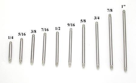 16g Externally Threaded Replacement Straight Shaft