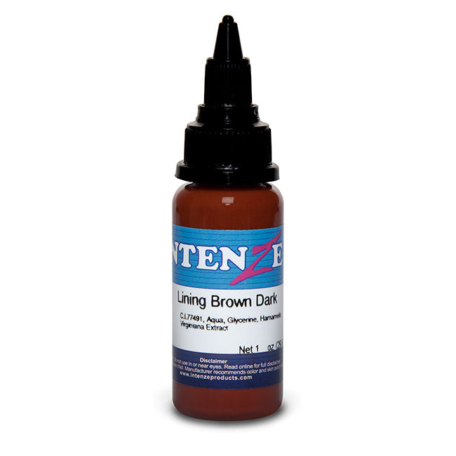 Lining Brown Dark — Intenze Color Lining Series — 1oz Bottle