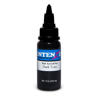 Dark Tone — Bob Tyrrell Black & Grey Series — Intenze Tattoo Ink — 1oz Bottle - Painful Pleasures