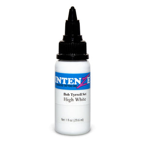 High White — Bob Tyrrell Black & Grey Series — Intenze Tattoo Ink — 1oz Bottle - Painful Pleasures