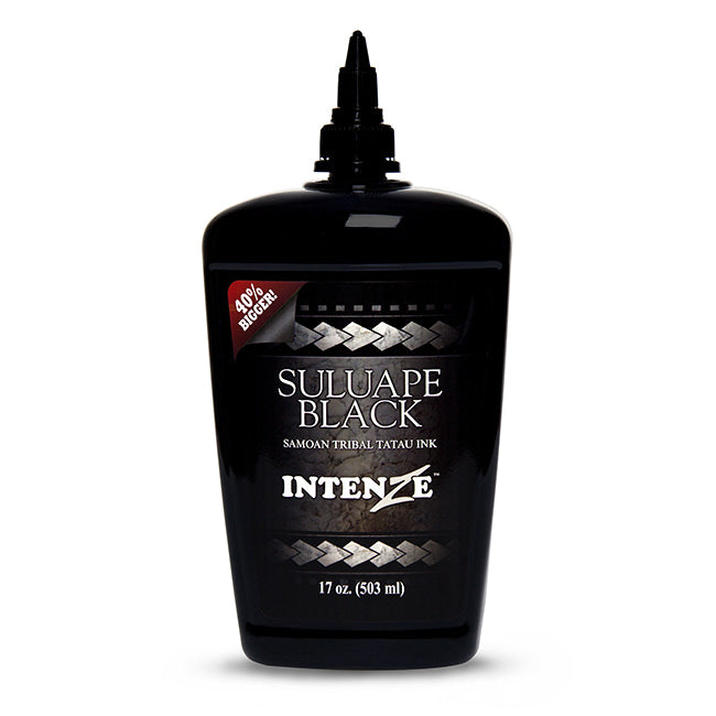 Suluape Black Samoan Tribal Tatau Ink — Intenze Tattoo Ink — 17oz Bottle