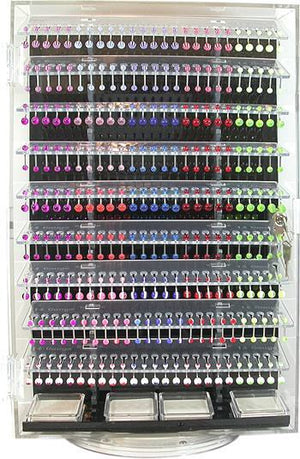 Exclusive Body Jewelry Variety Display Kit — 2000+ Pieces with 18" Display - Painful Pleasures