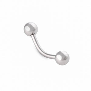 14g Internal Steel Bent Barbell — Price Per 1 - Painful Pleasures
