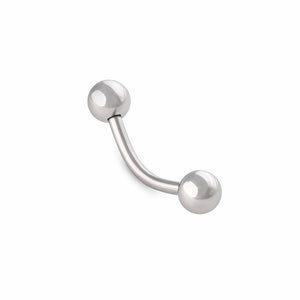 16g Steel Bent Barbell — Price Per 1 - Painful Pleasures