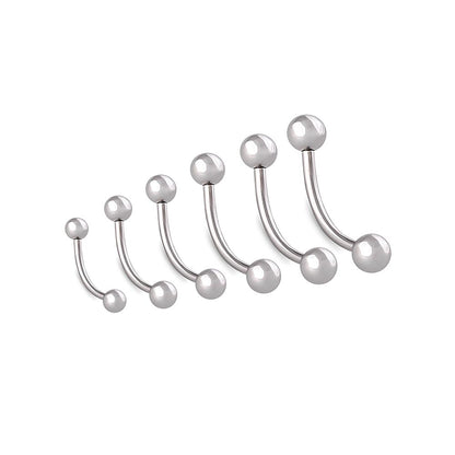 14g Steel Bent Barbell  — Price Per 1 - Painful Pleasures