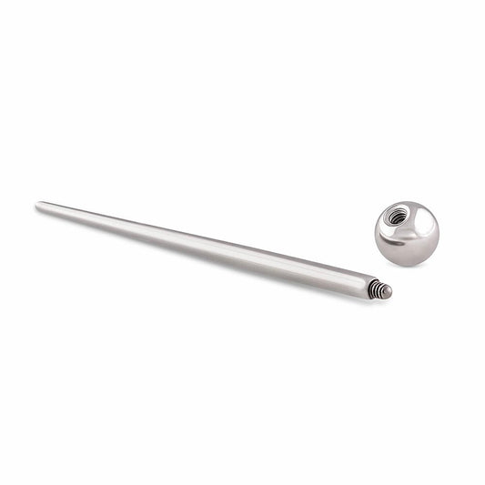 Thinp 2 Pieces Piercing Ball Grabber Tool, Stainless Steel