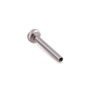 18g Internal Flat Back Disc Steel Labret Post — Version 2 — Price Per 1 - Painful Pleasures