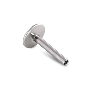 16g Internal UFO Rounded Disc Steel Labret Post — Price Per 1 - Painful Pleasures