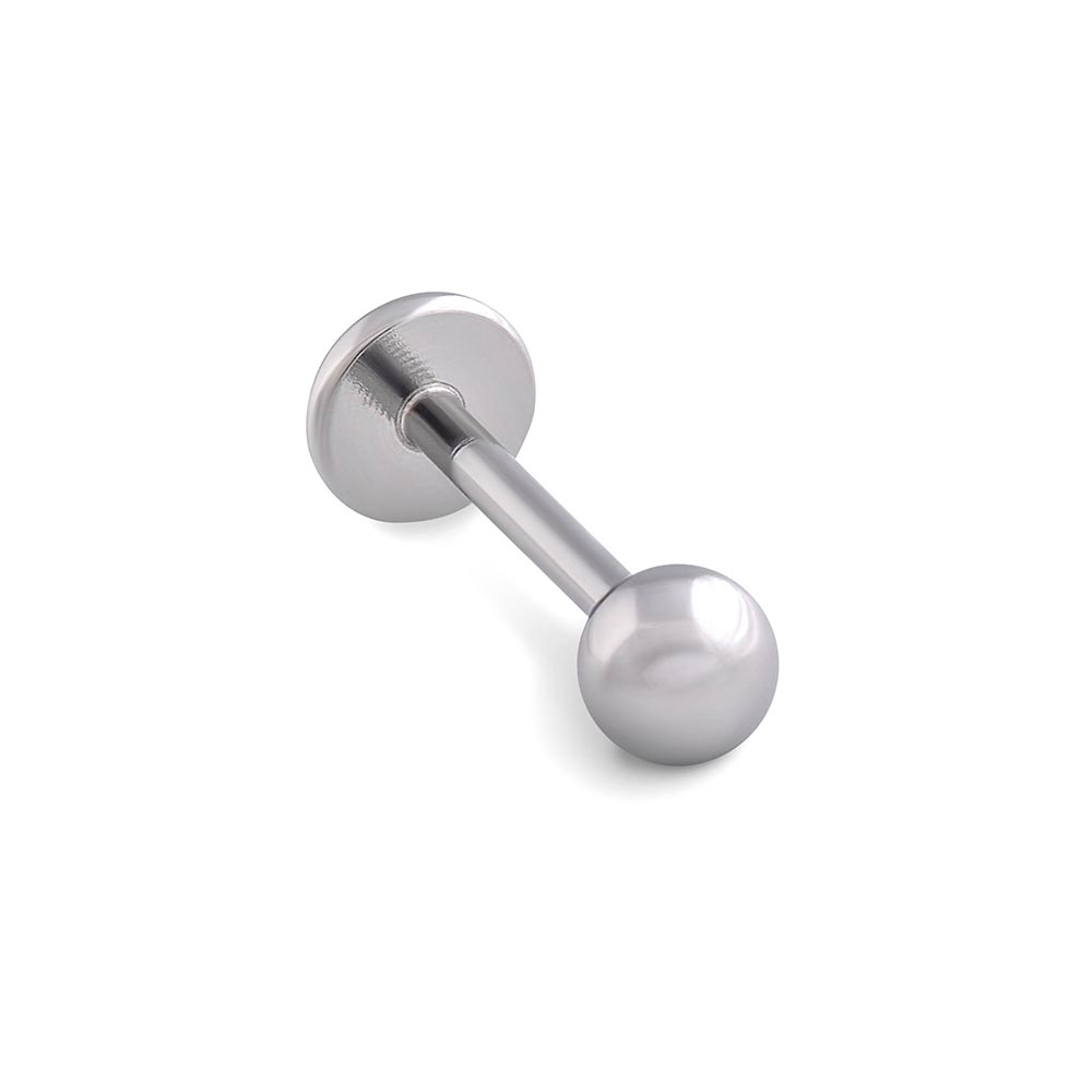 16g Internal Flat Back Disc Steel Labret Stud — Price Per 1 ...