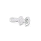 Handmade Clear Glass Labret Retainer — Price Per 1