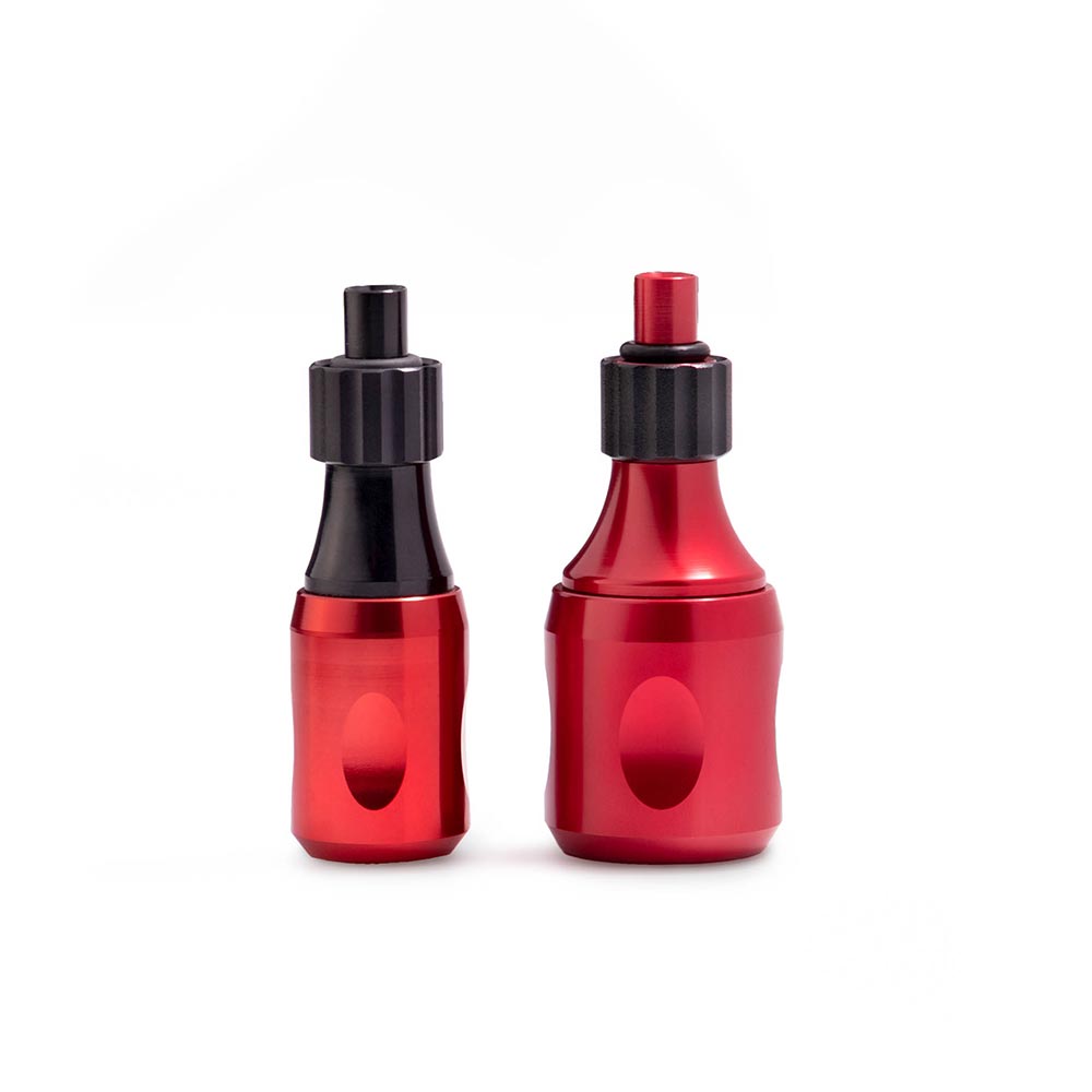 Peak Axi Aluminum 34mm Cartridge Grip — Red (clamp side)