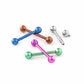 12g Internal Titanium Straight Barbell — Detached End Ball