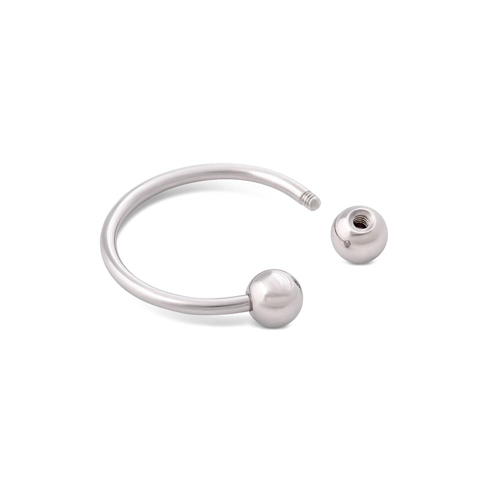 Circular Barbell Front View Image