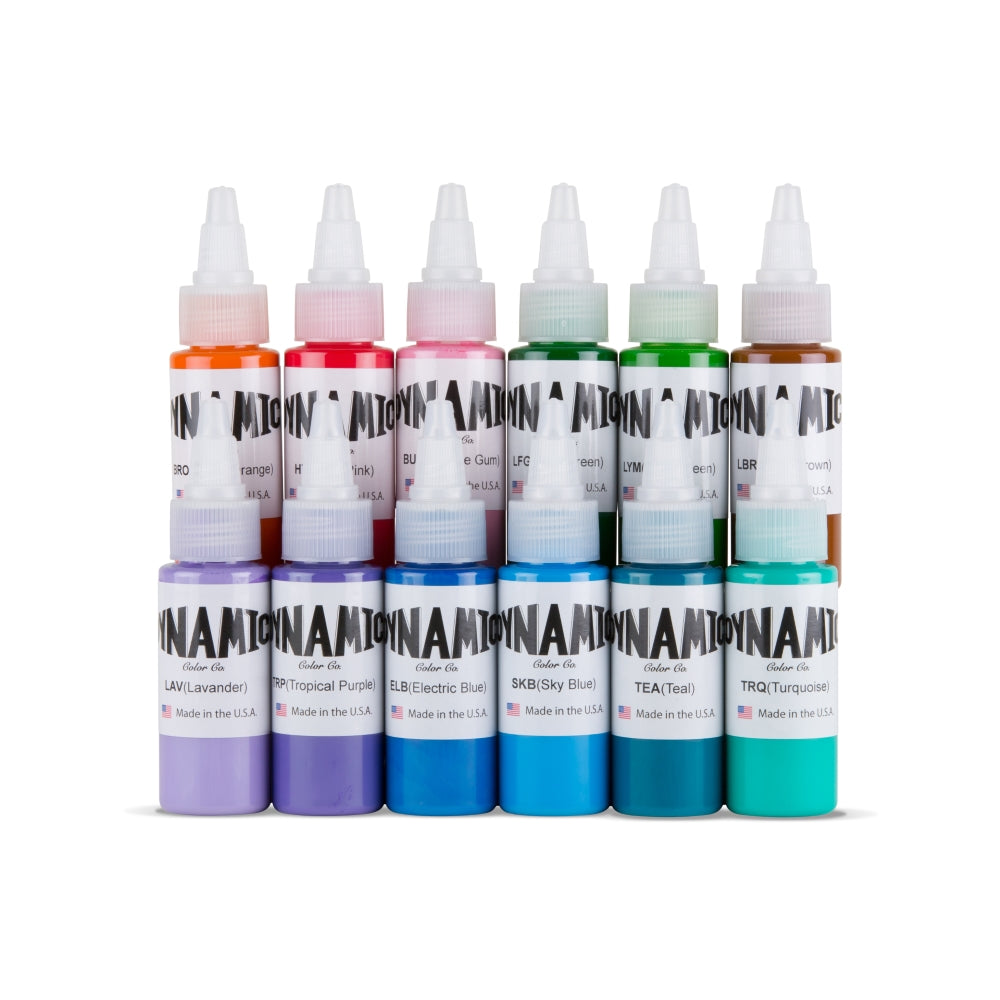 Dynamic Circa 2003 Tattoo Ink Color Set — 1 oz. Bottles