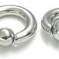 2g Stainless Steel Captive Bead Ring Snap Fit Ball - Size Chart