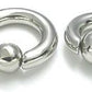2g Stainless Steel Captive Bead Ring Snap Fit Ball - Size Chart