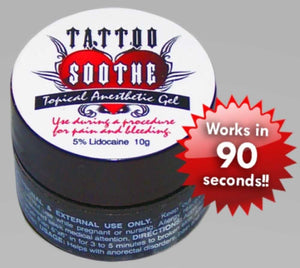 Tattoo Soothe Topical Anesthetic Gel — 10g Jar - Painful Pleasures