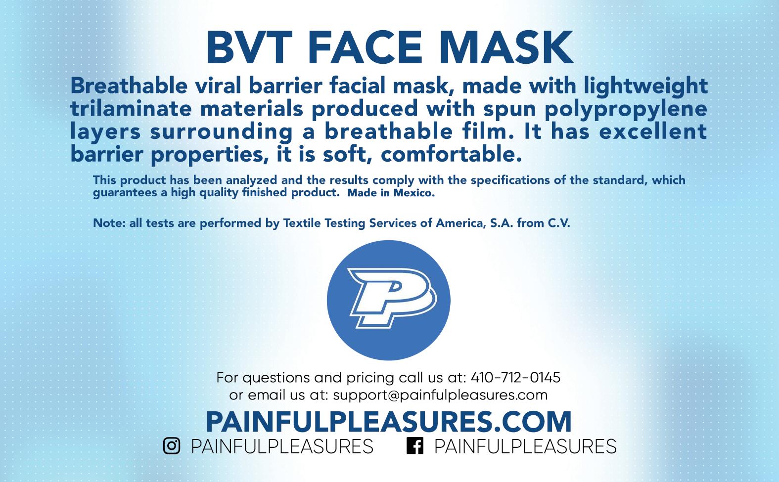 Phoenix Level 4 Blue Disposable Face Masks — Pack of 5