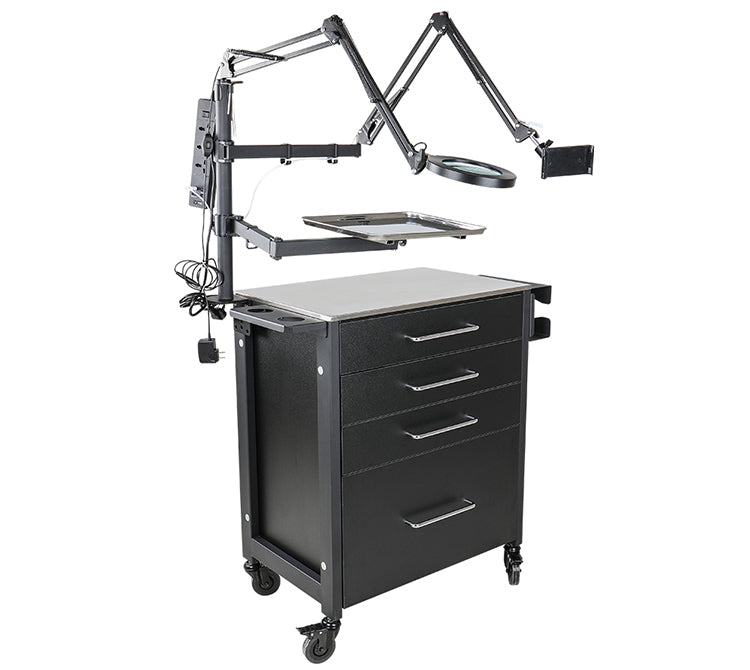 Fellowship Tattoo Workstation 4702 (drawers open)