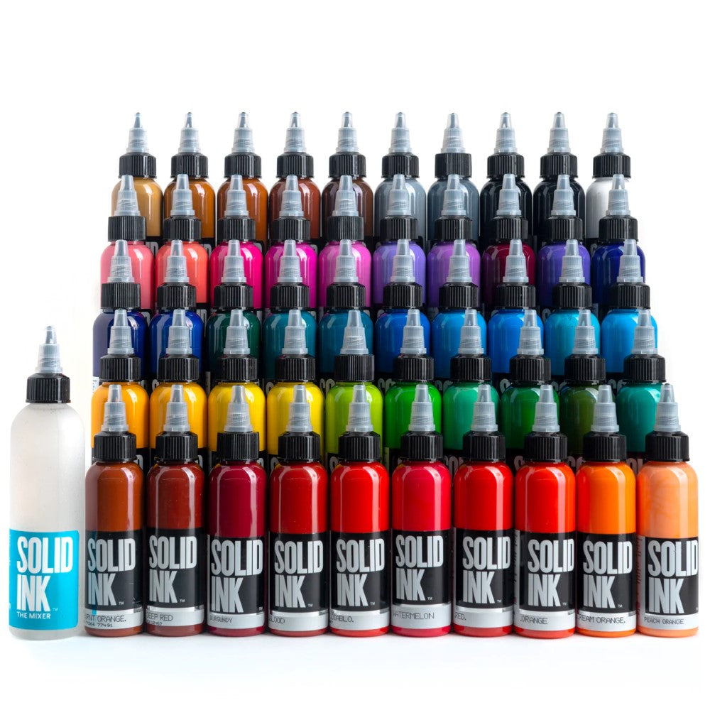 50 Color Deluxe Set — Solid Ink — 1oz Bottles