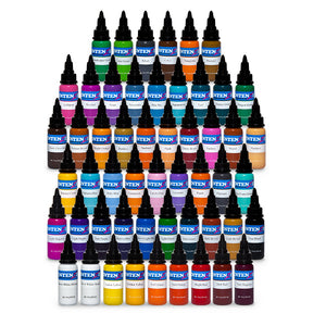 54 Color Set — Intenze Tattoo Ink — 1oz Bottles - Painful Pleasures